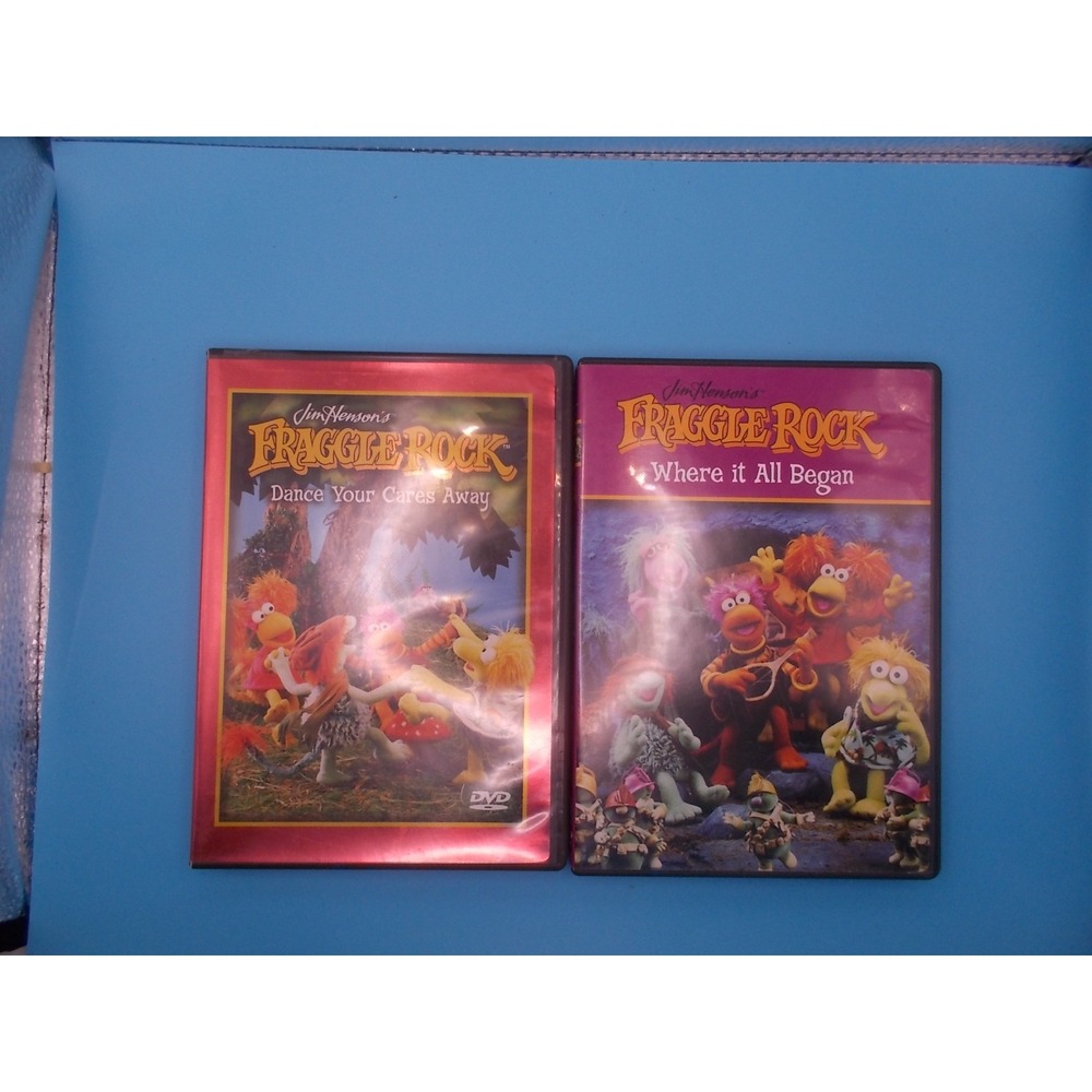 Jim Henson Fraggle Rock DVD Lot Dance Your Cares Away & Where it All Began Set